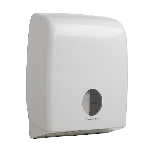 Kimberly Clark Aquarius Duo Bulk Pack Toilet Tissue Dispenser White