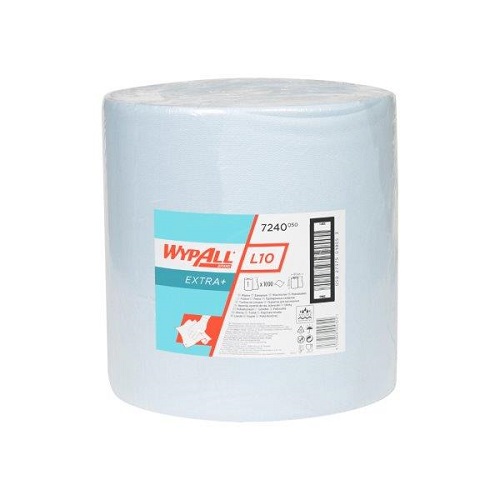 Wypall L10 Extra Blue Cloths Single Large Roll 1000 Sheets 32.5 x 38.5cm
