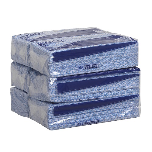 Wypall X50 Blue Cleaning Cloths 50's (Jangro Code CG035-B)