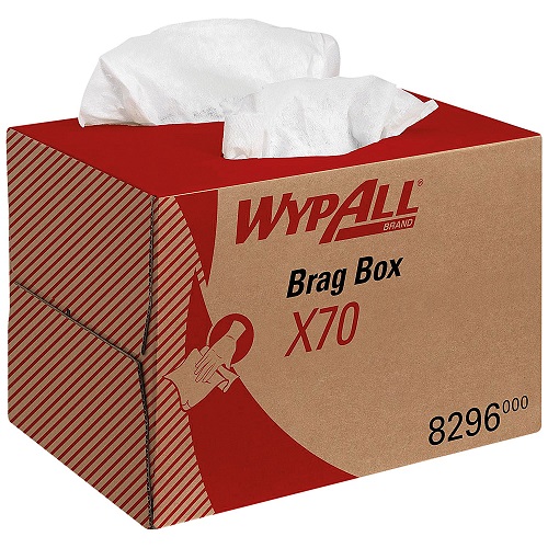 Wypall X70 Brag Box Cloths White 1 Ply 200's (Replaces KC8386)