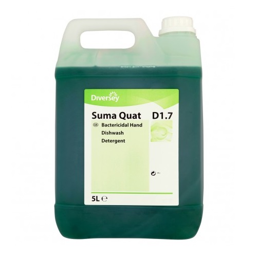Suma Quat D1.7 Manual Detergent 2 x 5 litres