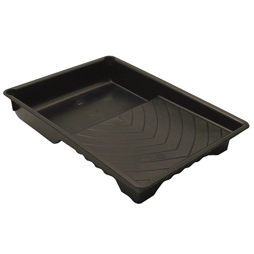 9" Paint Tray Plastic Black Plastic