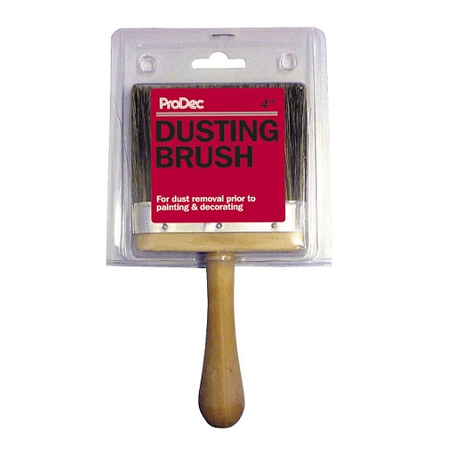 4" Grey Bristle Dusting Brush