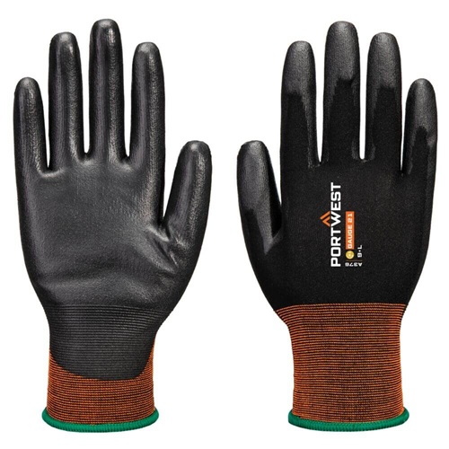 Portwest A376 GP Grip 21 PU Gloves Black Large