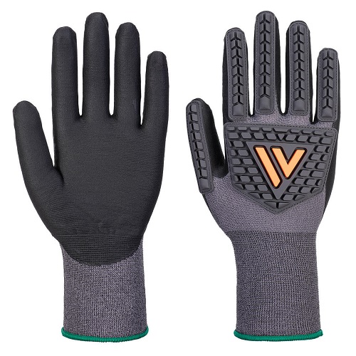 Portwest A715 Impact 15 Nitrile Micro Foam Glove Black Small