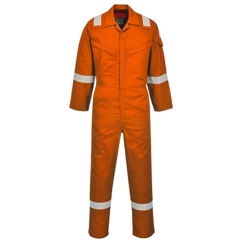 Portwest AF73 Araflame Silver Coverall Orange 42"