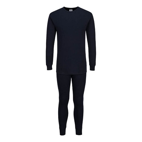 Portwest B127 Thermal Base Layer Set Navy Size Large