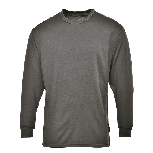 Portwest B133 Thermal Baselayer Top Charcoal X Small