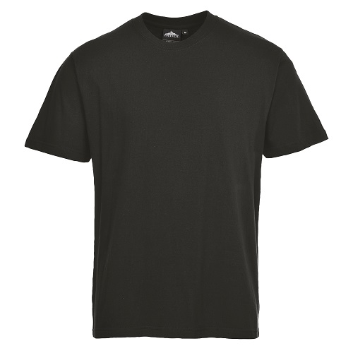 Portwest B195 Turin Premium T Shirt Black Medium