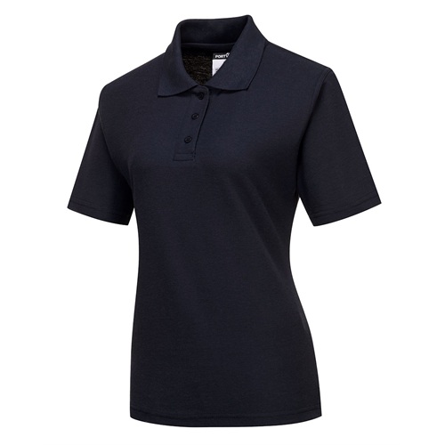 Portwest B209 Naples Women's Polo Shirt Short Sleeved Navy S
