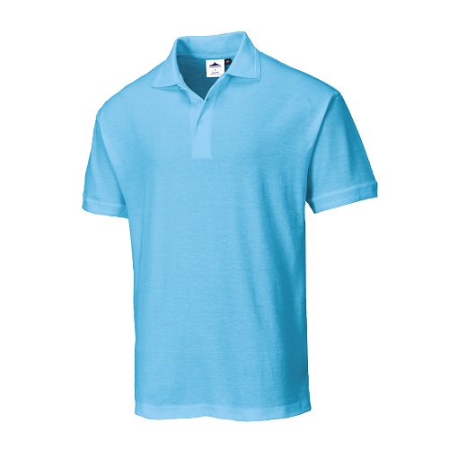 Portwest B210 Naples Polo Shirt Sky Blue Small