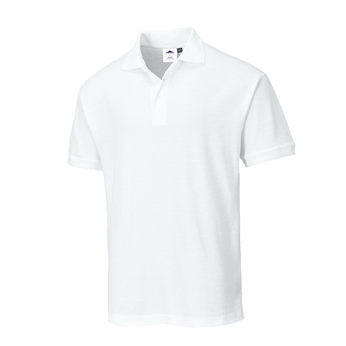 Portwest B210 Naples Polo Shirt White X Small