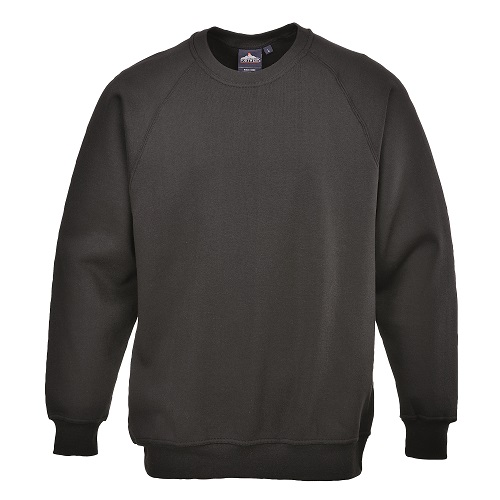 Portwest B300 Roma Sweatshirt Black Small
