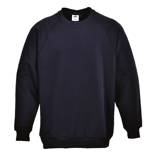 Portwest B300 Roma Sweatshirt Navy Extra Small