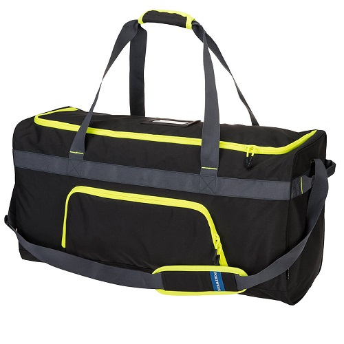Portwest B960 60 litre Duffle Bag Black With Yellow Trim