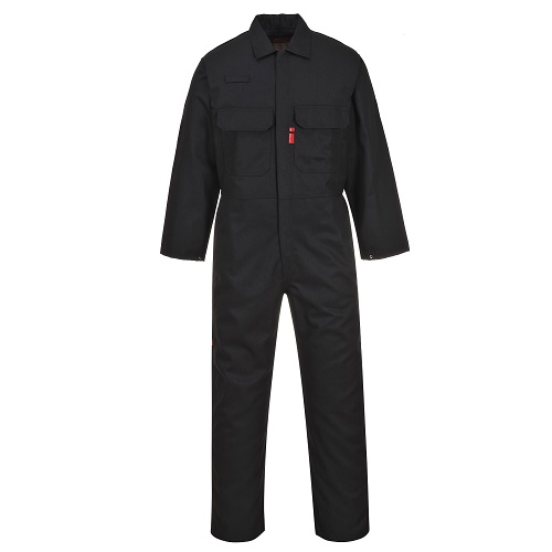 Portwest BIZ1 Bizweld FR Coverall Black Small