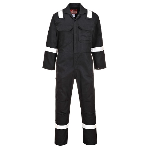 Portwest Hi-Vis Bizweld Iona Coverall BIZ5 Black S