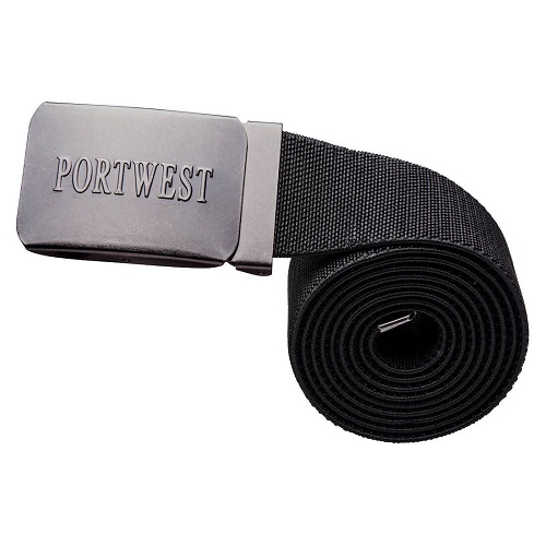 Portwest C105 Elasticated Work Belt Black