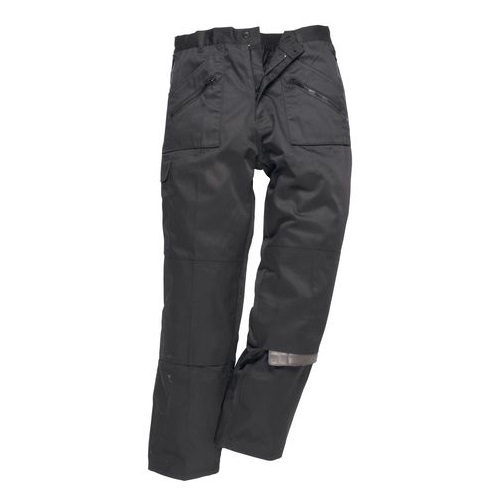 Portwest C387 Lined Action Trousers Black Small