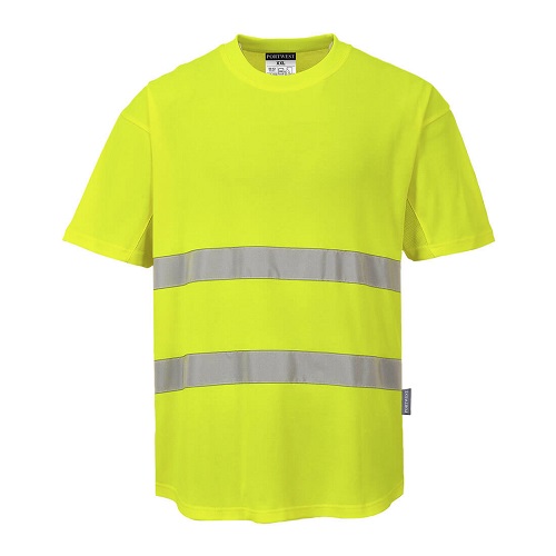 Portwest C394 Mesh T-Shirt Yellow Large