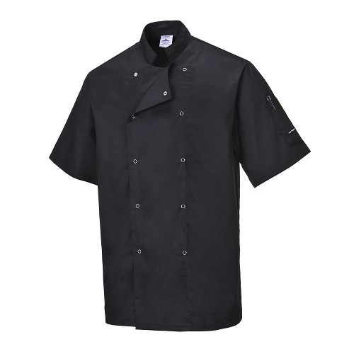 Cumbria Chefs Jacket C733 Black X Small