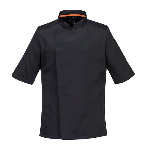 Portwest C738 MeshAir Pro Jacket Short Sleeves Black Medium