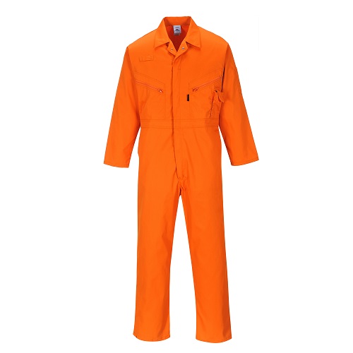 Portwest C813 Liverpool Zip Coverall Orange Small