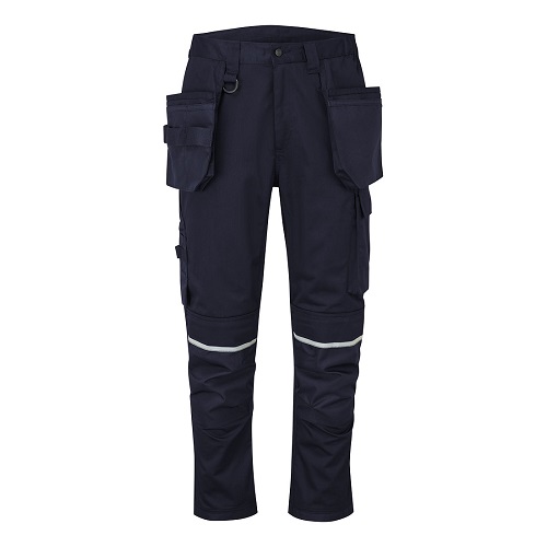 Portwest CD845 WX2 Eco Craft Holster Trousers Navy Size 36