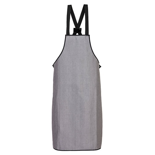 Portwest CR01 Cut Resistant Bib Apron Grey One size