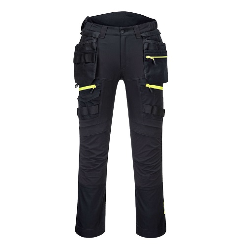 Portwest DX440 DX4 Detachable Holster Pocket Trousers Black 28