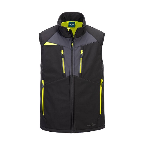 Portwest DX476 DX4 Softshell Bodywarmer (3L) Black Medium