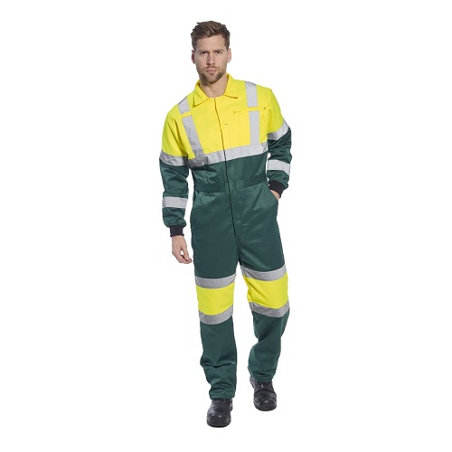 Portwest X Hi-Vis Coverall E052 Yellow / Green S