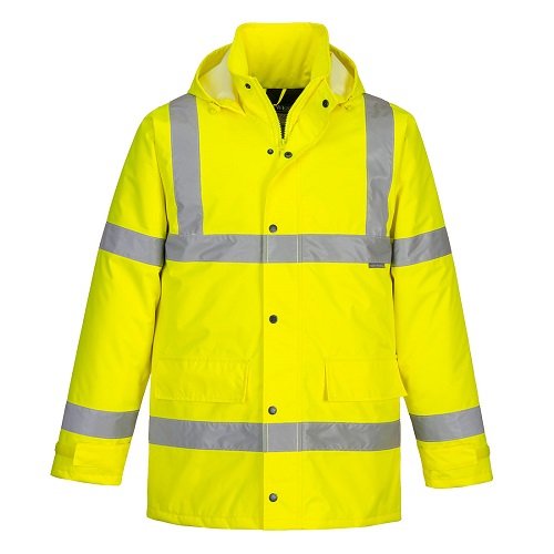 Portwest ES460 Essential Hi-Vis Winter Traffic Jacket Yellow Large