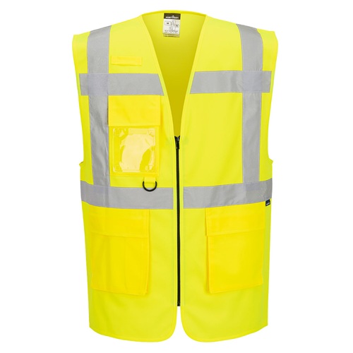 Portwest ES476 ES1 Essential Hi-Vis Executive Vest Yellow Size Small