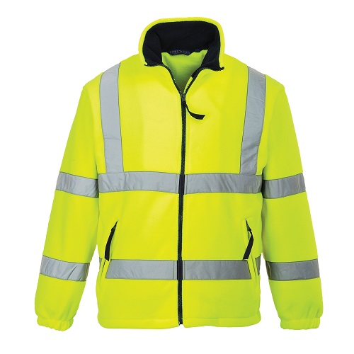 Portwest Hi-Vis Mesh Lined Fleece F300 Yellow XS