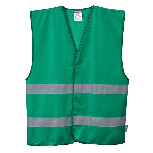 Portwest Hi-Vis Iona Vest F474 Bottle Green S/M