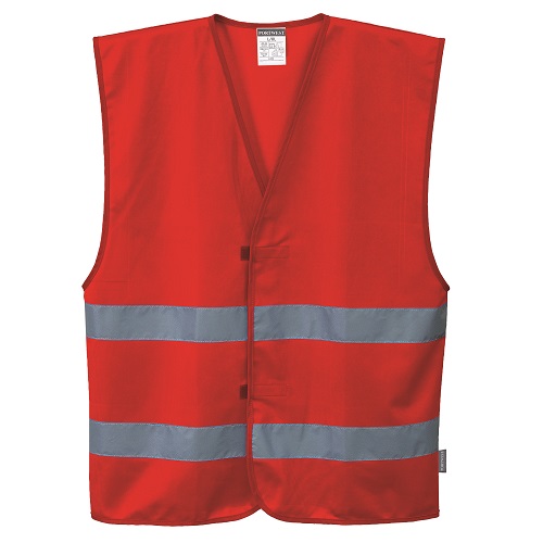 Portwest Hi-Vis Iona Vest F474 Red S/M