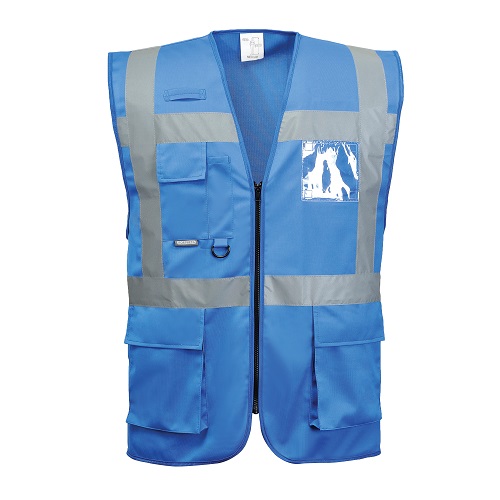 Portwest Hi-Vis Iona Executive Vest F476 Royal Small