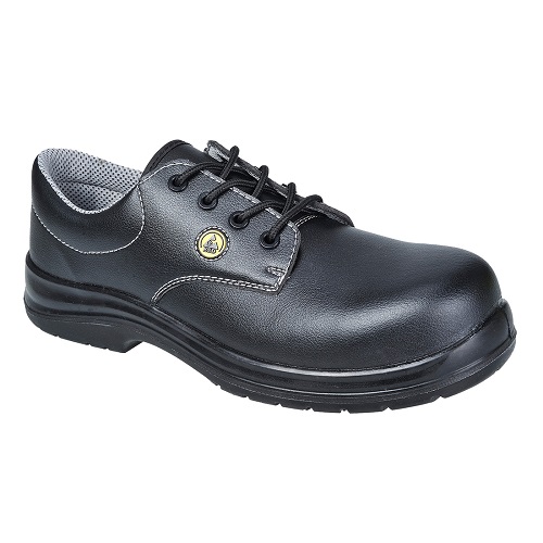 Portwest FC01 Portwest Compositelite ESD LacedSafety Shoe S2 Black Size 6