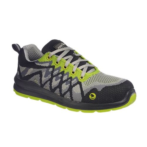 Portwest FC08 Portwest Compositelite Eco Safety Trainer S1P Black / Yellow Size 7