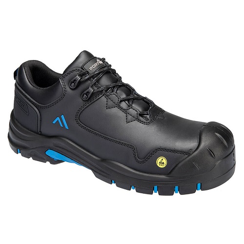 Portwest FC19 Apex Compositelite Shoe S3S ESD HRO SR SC FO Black / Blue Size 2