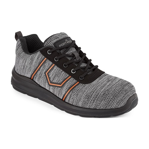 Portwest FC25 Composite Textile Trainer S3S FO SR Grey Size 7