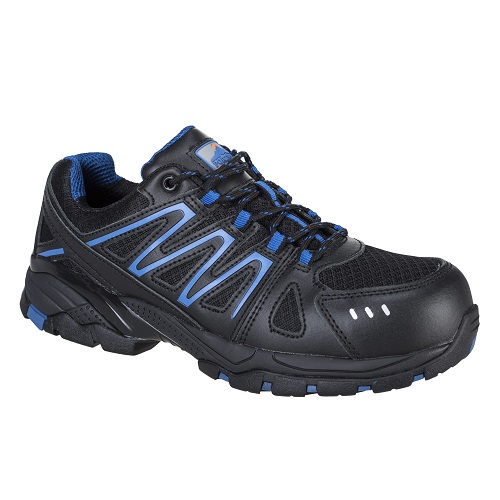 Portwest FC67 Portwest Compositelite Vistula Trainer S1P HRO Black / Blue Size 5