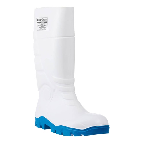 Portwest FD84 PU Food Wellington S4 CI FO White Size 3