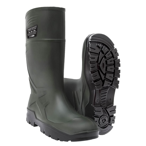 Portwest FD95 PU Safety Wellington S5 CI FO Green Size 5