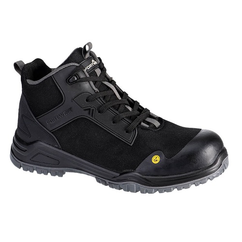 Portwest FE01 Bevel Composite Mid Boot S3S ESD SR FO Size 6