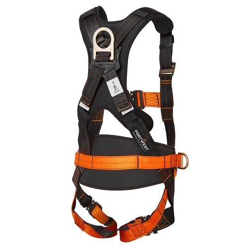 Portwest FP73 Ultra 3 Point Harness Black / Orange S/M/L