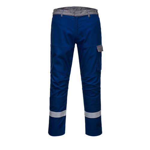 Portwest FR06 Bizflame Industry Two Tone FR Trousers Royal Blue 30