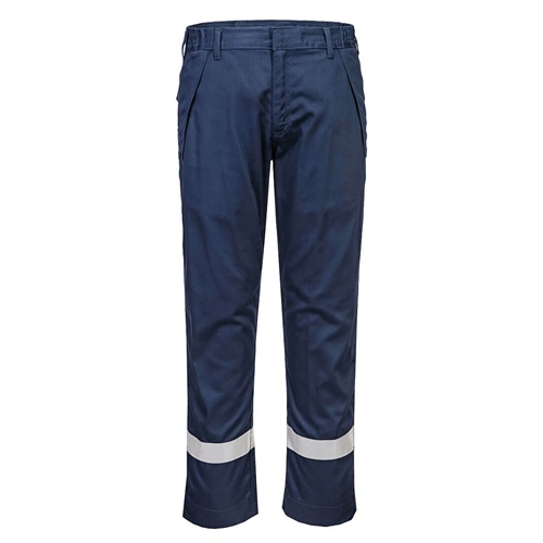Portwest FR417 Bizflame Work+ FR Trousers Navy 30
