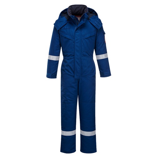 Portwest FR53 FR Anti-Static Winter Coverall Royal Blue X Large